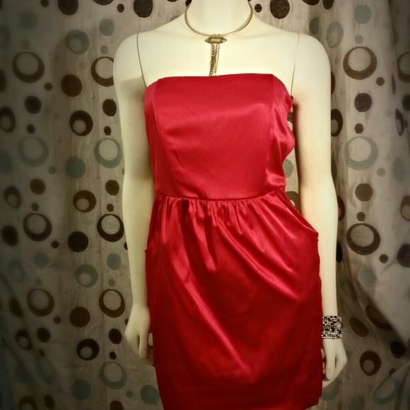 Red Silk Dress