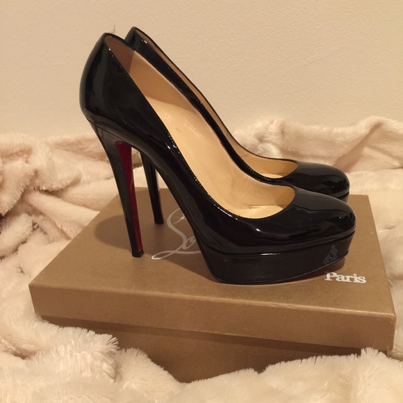 Christian Louboutin Shoes - Christian Louboutin Bianca 140 black patent