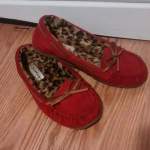 Red Airwalk moccasins