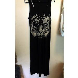 Black Lion Maxi Dress