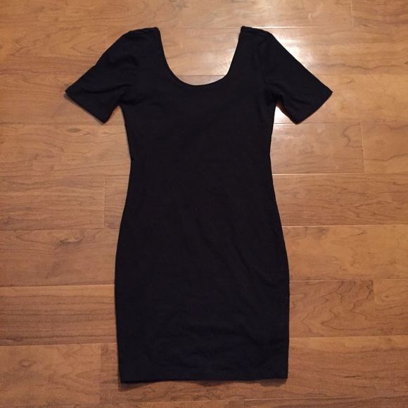 SOLD Black Bodycon Dress