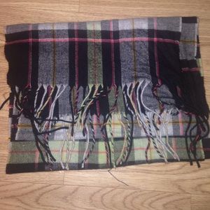Flannel scarf.