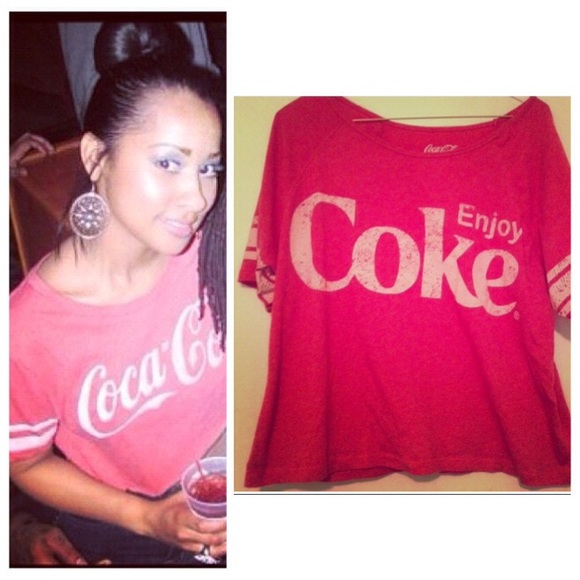 Coke crop top