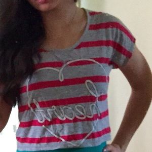 'Heart' Crop Tee
