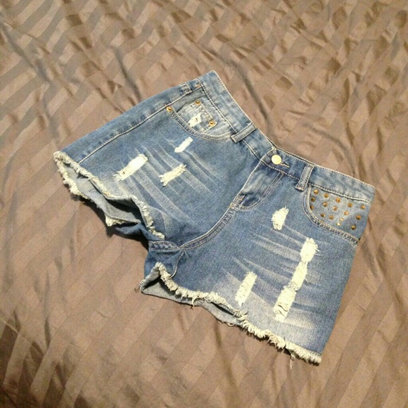 Denim Shorts - Picture 2 of 3