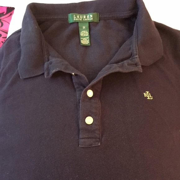 Ralph Lauren navy blue short sleeve polo