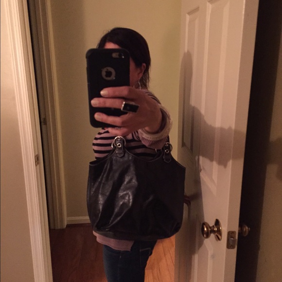 Lord & Taylor brand black purse