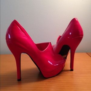 red Charlotte Russe pumps