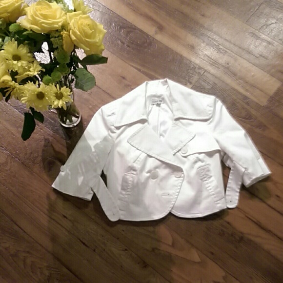 White trendy jacket