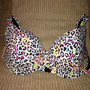 Multi Color Leopard Print Lane Bryant Bra