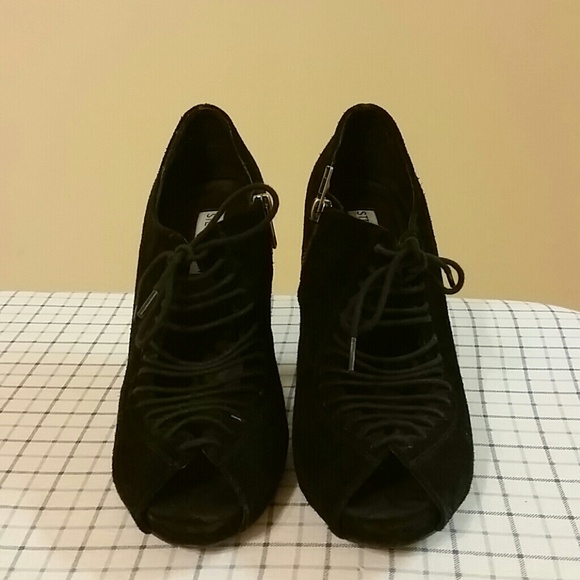 Suede Booties - Picture 1 of 4