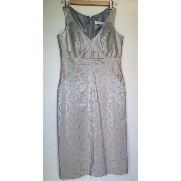 Silver Midi-Dress size 8