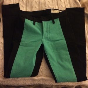 Like new color block rag and bone jeans!