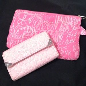 2 Victoria Secret Pink Pouchs