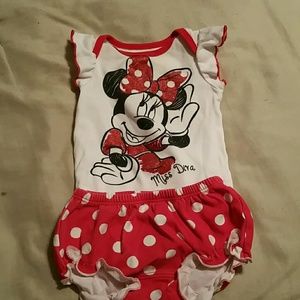 Baby Girls Minnie Mouse 2 piece set