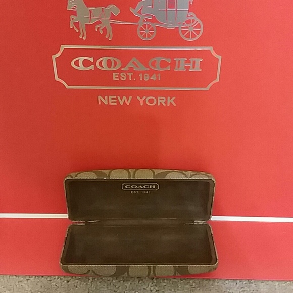 Authentic Coach glasses holder