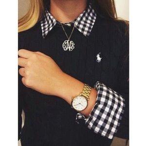 Black and white shirt