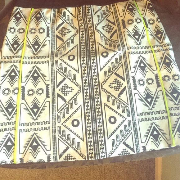 Tribal skirt neon detail