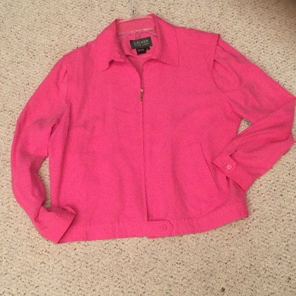Ralph Lauren Pink silk jacket