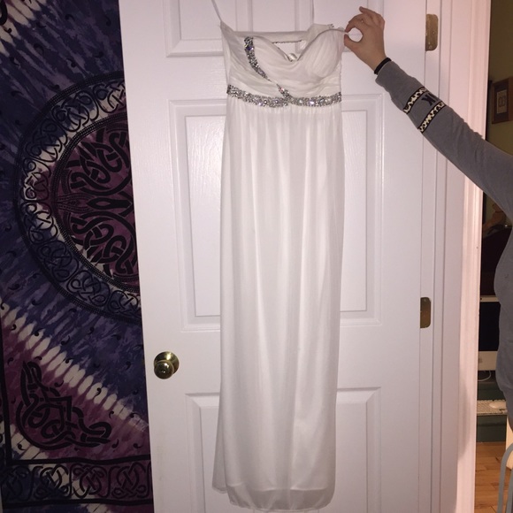 White prom dress!