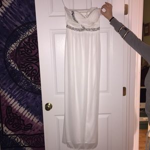 White prom dress!