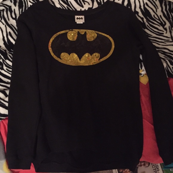 Batman logo sweater