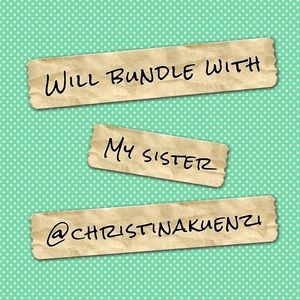 Will bundle with my sister @christinakuenzi