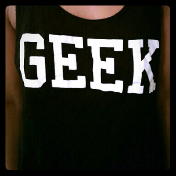 Flowing "Geeek" tank top