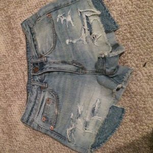 American eagle high wasted shorts American Eagle High Waste Shorts