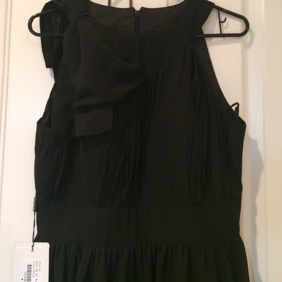 Perfect prom/special occasion black chiffon maxi