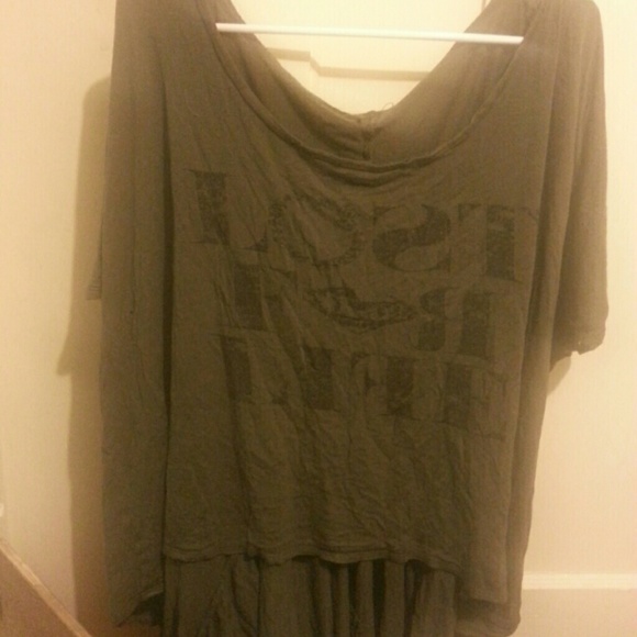 Green float shirt - gently used