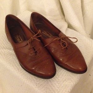 Vintage Etienne Aigner Perforated Oxfords