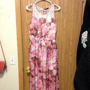 Long floral dress