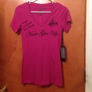 Cowgirl Tuff pink Tshirt