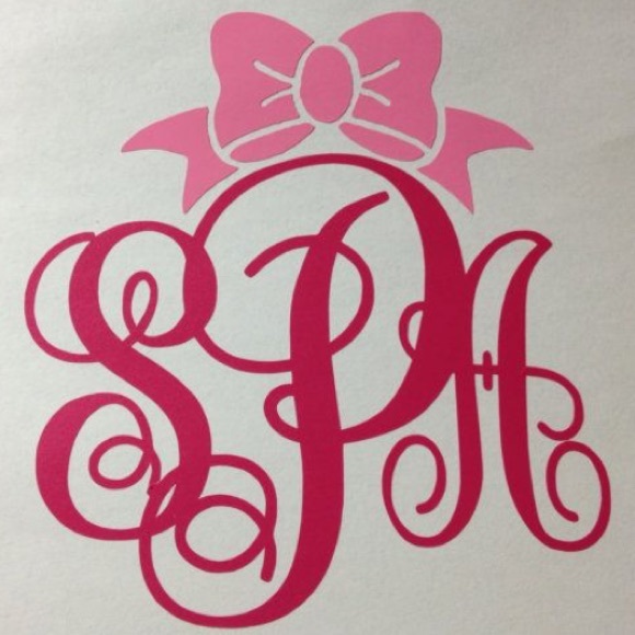 Monogram car decals - Picture 1 of 4