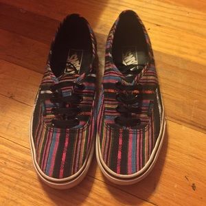 multicolored vans