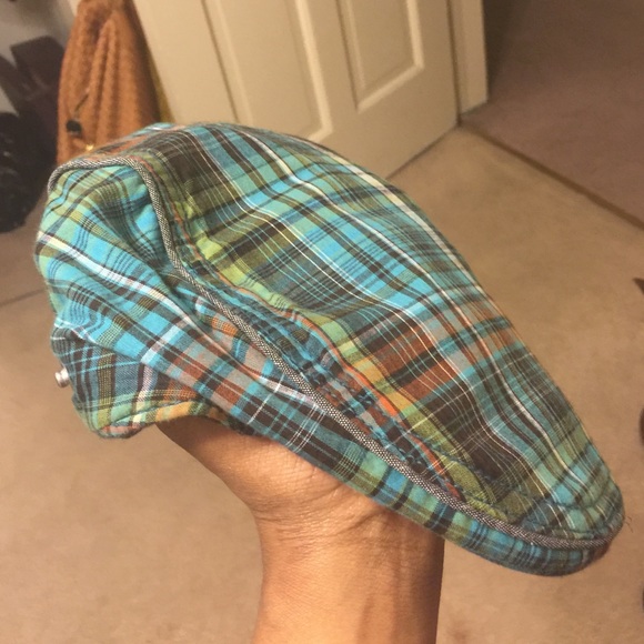 Plaid newsboy hat brand new