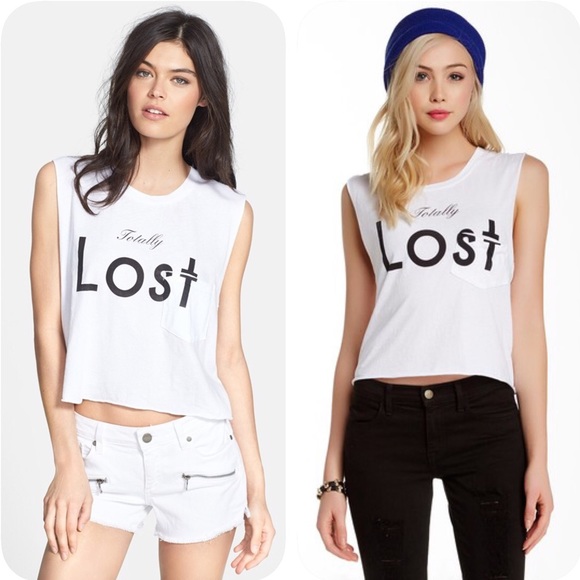 Wildfox Totally Lost Muscle Tee