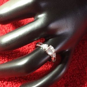 Sterling Silver cubic zirconia ring!