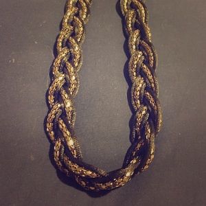 Braided Metallic Choker- ️SOLD