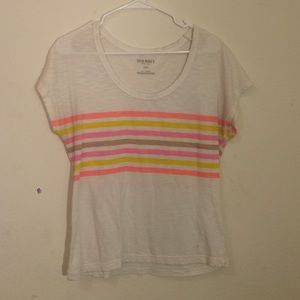 Old navy striped tee. 💀