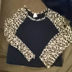 3/4 length sleeve vs pink cheetah sleeve