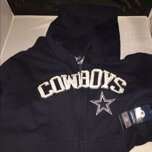 Authentic MENS Cowboys zip up jacket