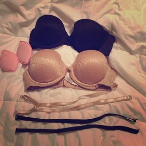 Wonder bra strapless push-up bundle