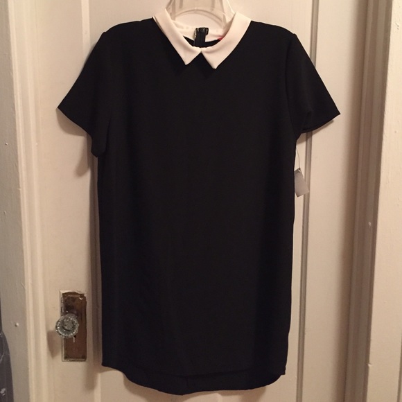 Black and white party dress