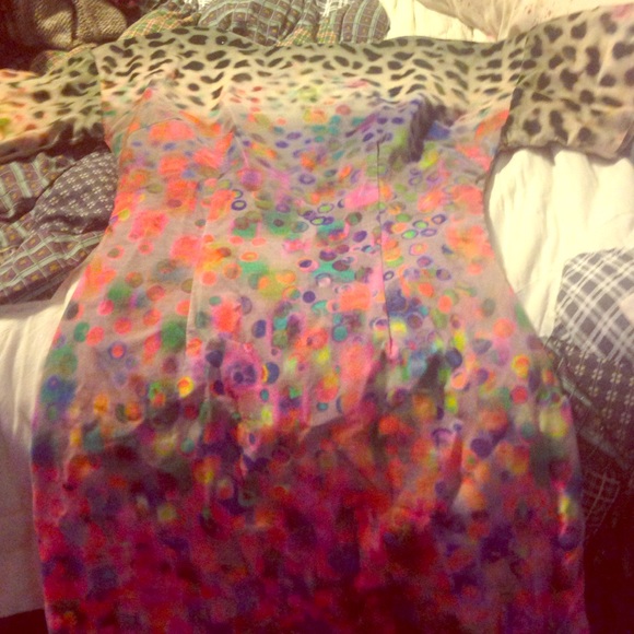 Colorful H&M dress!!