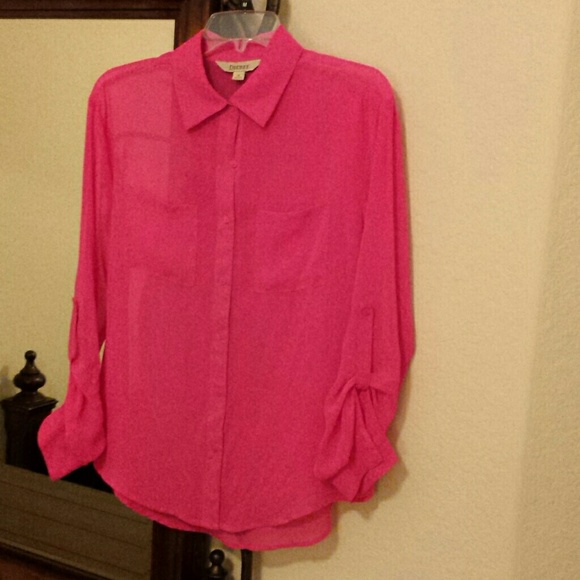 Pink Sheer Blouse