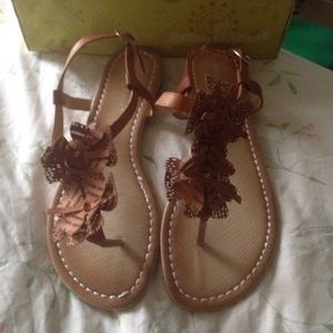 Cute brown sandals