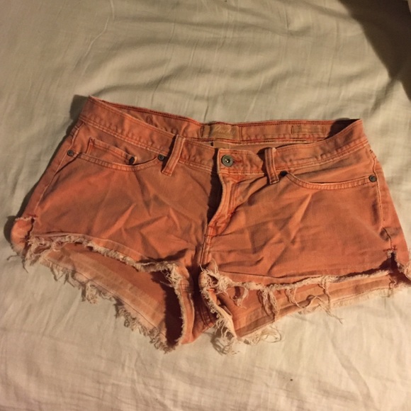 Peach-Orange Lucky Brand Shorts