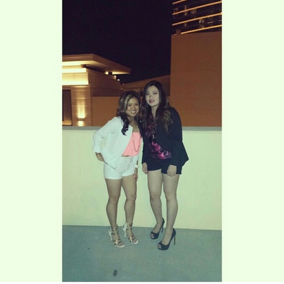 bebe white heels - Picture 4 of 4